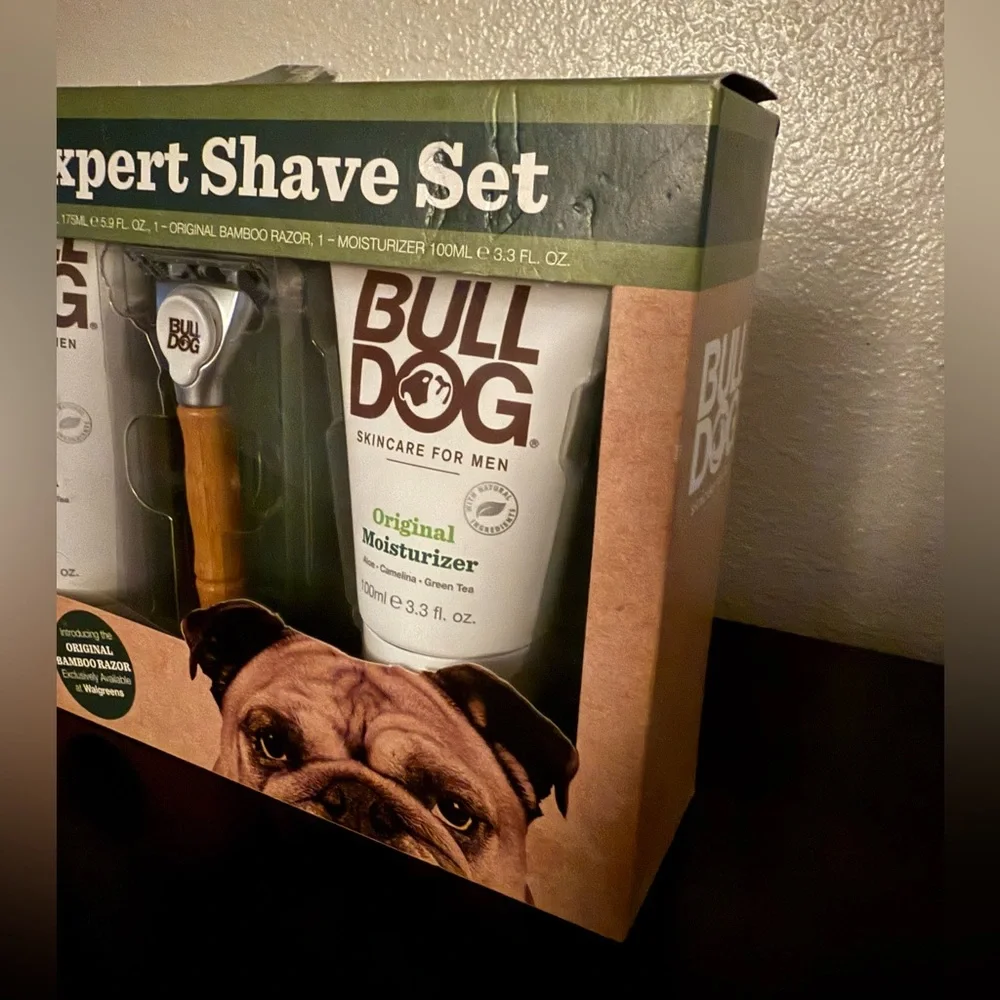 NEW Bulldog Skincare Expert Shave Set Mens Grooming Kit | Bamboo Gift Set
